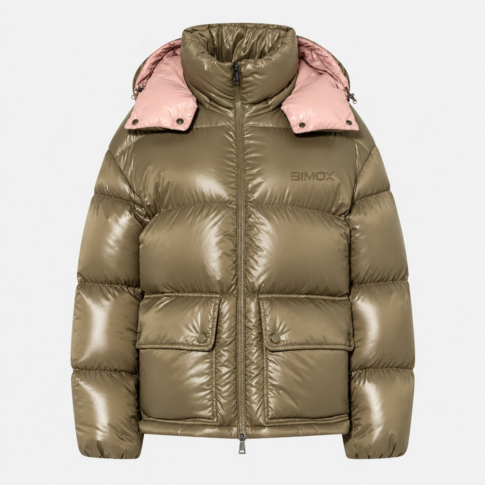 BIMOOX Elvoria Winterjacke – Oliv – Vorne