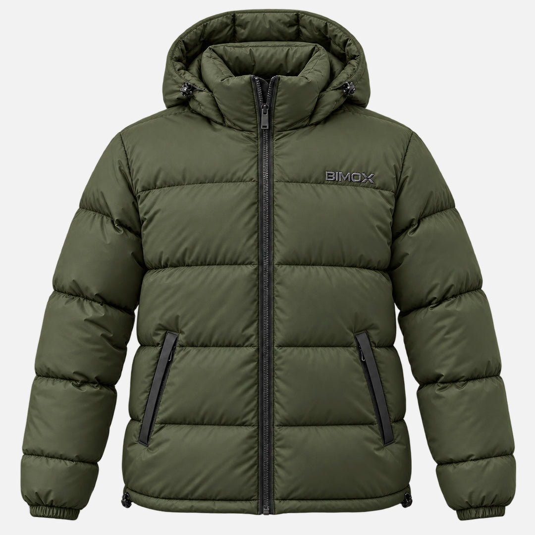 BIMOOX Norvian Winterjacke – Oliv – Vorne