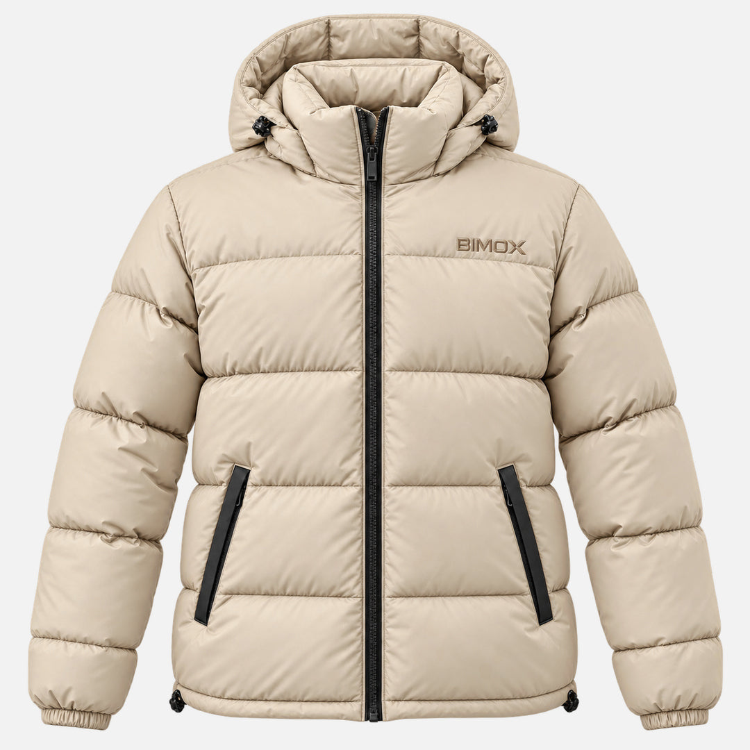 BIMOOX Norvian Winterjacke – Hellbeige – Vorne