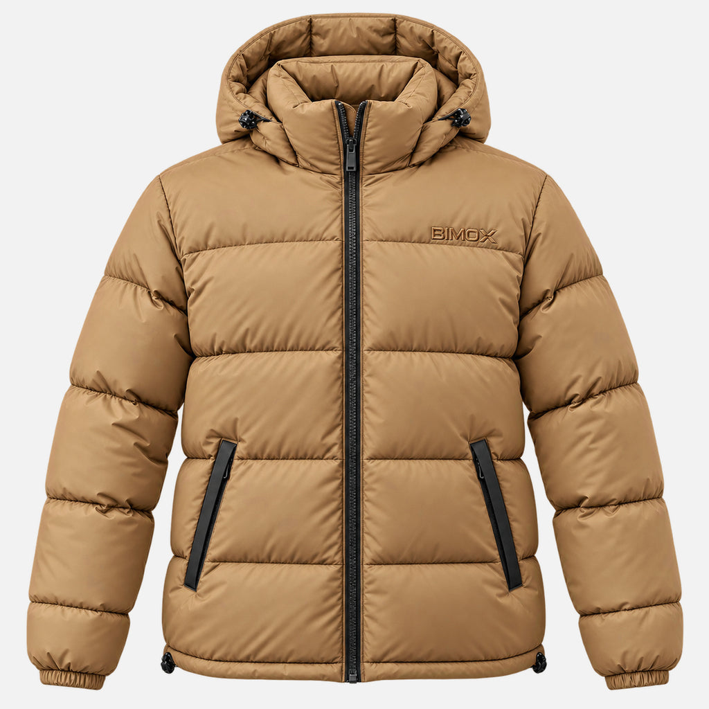 BIMOOX Norvian Winterjacke – Camel – Vorne