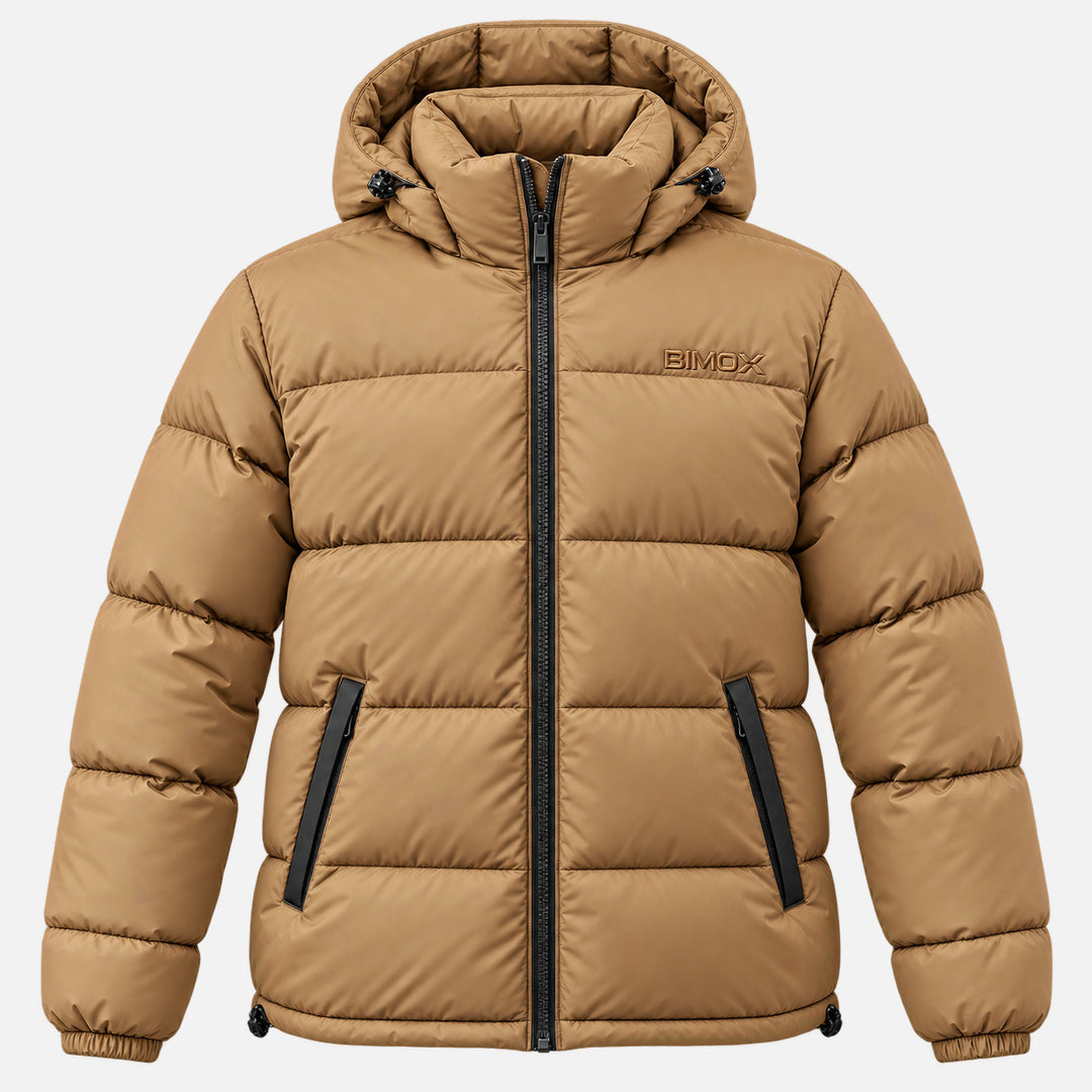 BIMOOX Norvian Winterjacke – Camel – Vorne