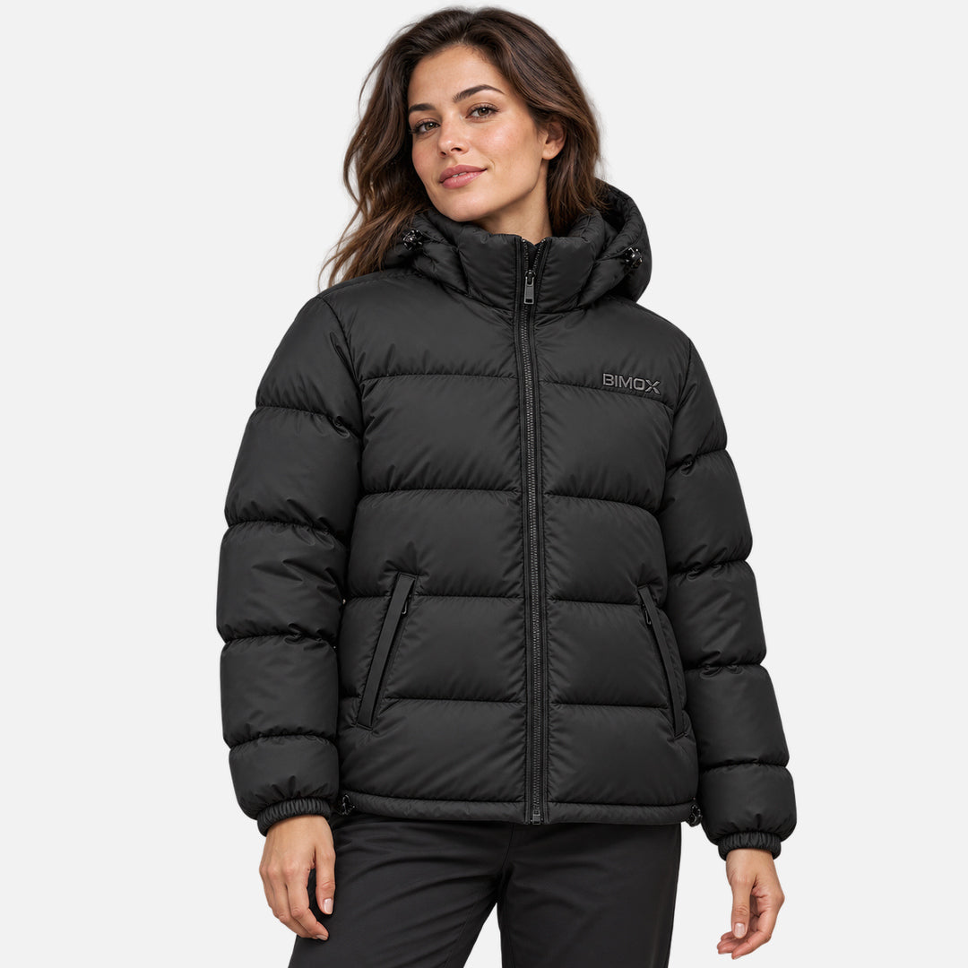 BIMOOX Norvian Winterjacke – Schwarz – Model-Frau