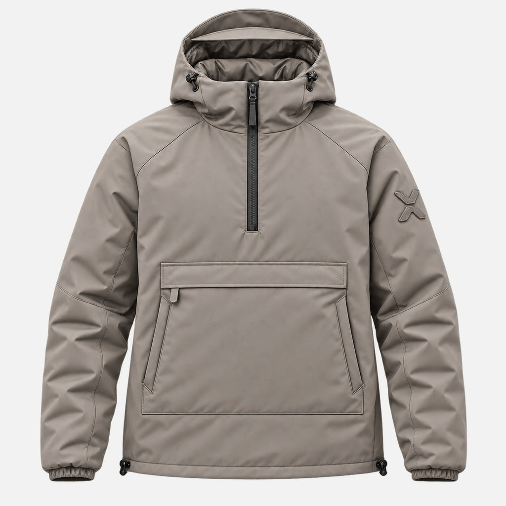 BIMOOX Velmora Winterjacke – Greige – Vorne
