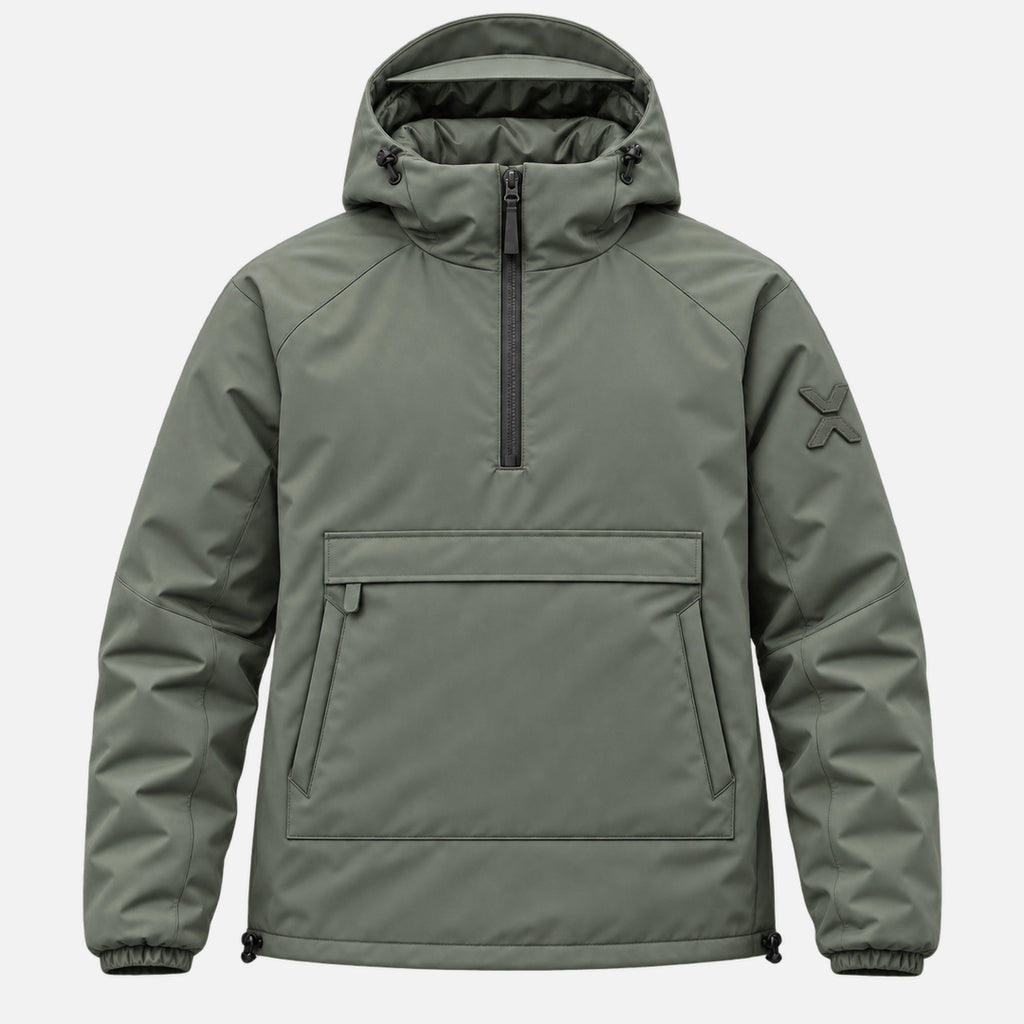 BIMOOX Velmora Winterjacke – Graugrün – Vorne
