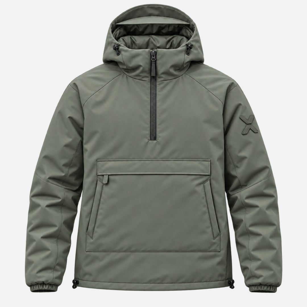BIMOOX Velmora Winterjacke – Graugrün – Vorne