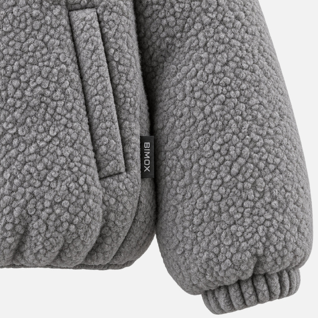 BIMOOX Calviro Winterjacke – Grau – Detail