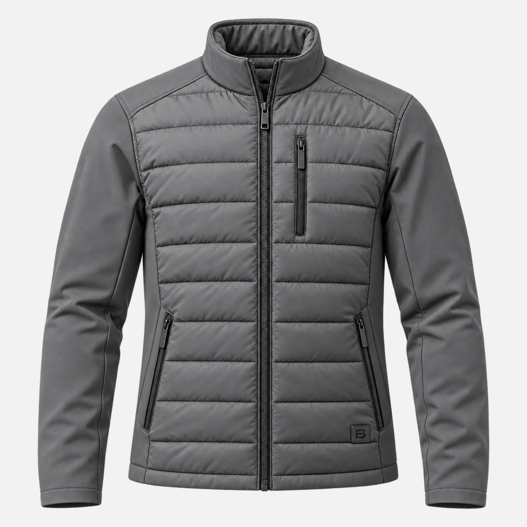 BIMOOX Orvane Winterjacke – Grau – Vorne