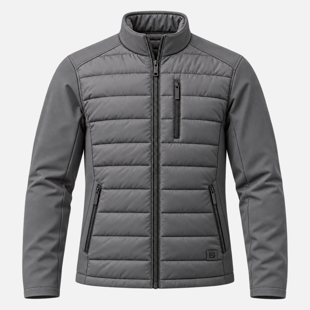 BIMOOX Orvane Winterjacke – Grau – Vorne