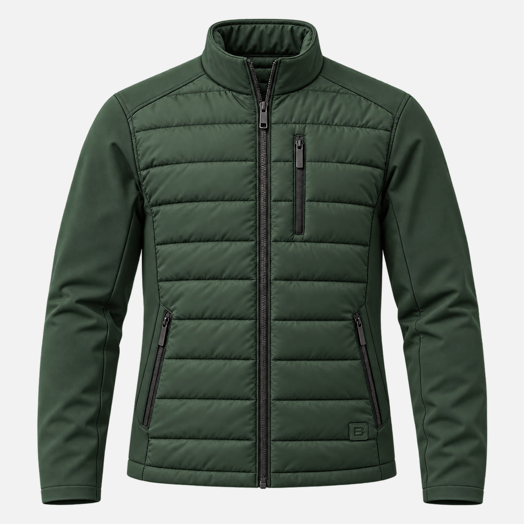 BIMOOX Orvane Winterjacke – Dunkelgrün – Vorne