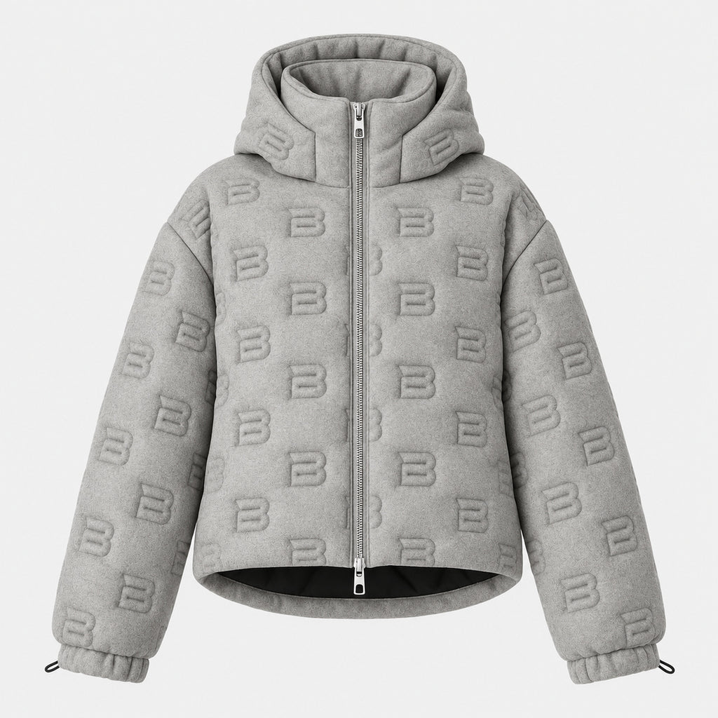 BIMOOX Valther Winterjacke – Grau – Vorne