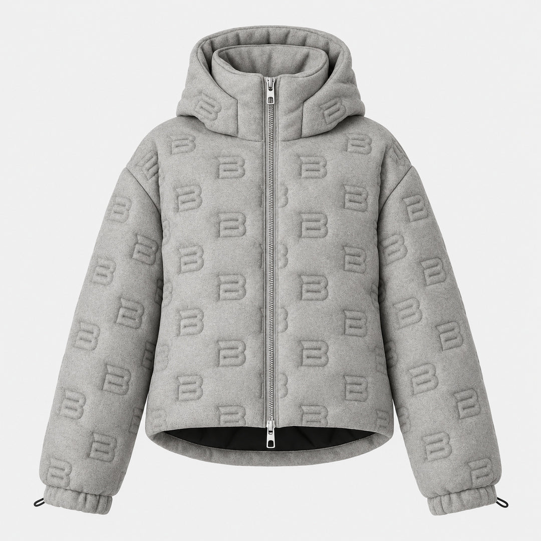 BIMOOX Valther Winterjacke – Grau – Vorne