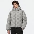 BIMOOX Valther Winterjacke – Grau – Model-Mann