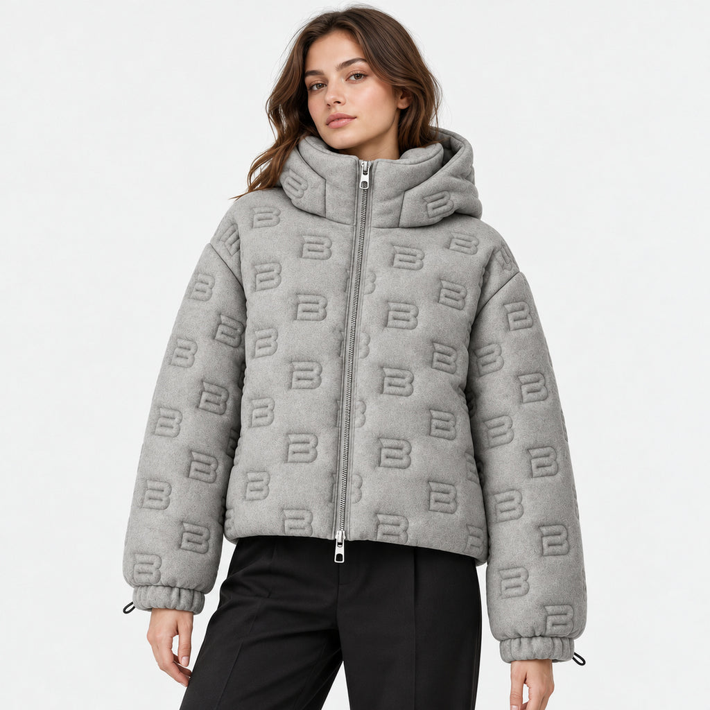 BIMOOX Valther Winterjacke – Grau – Model-Frau