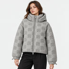 BIMOOX Valther Winterjacke – Grau – Model-Frau
