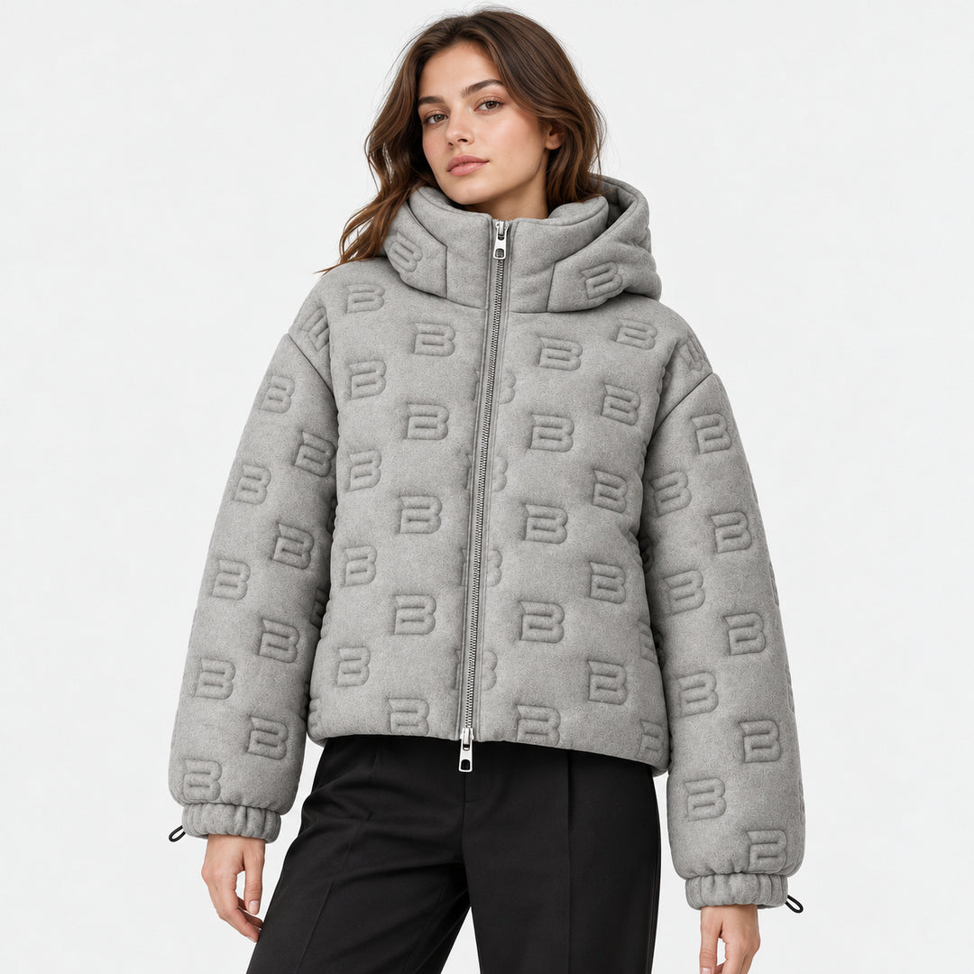 BIMOOX Valther Winterjacke – Grau – Model-Frau