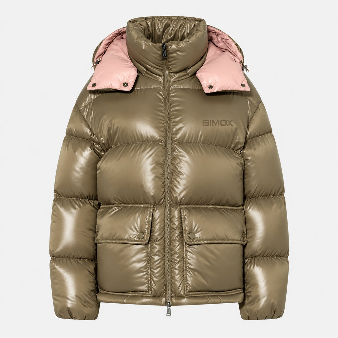 BIMOOX Elvoria Winterjacke – Oliv – Vorne