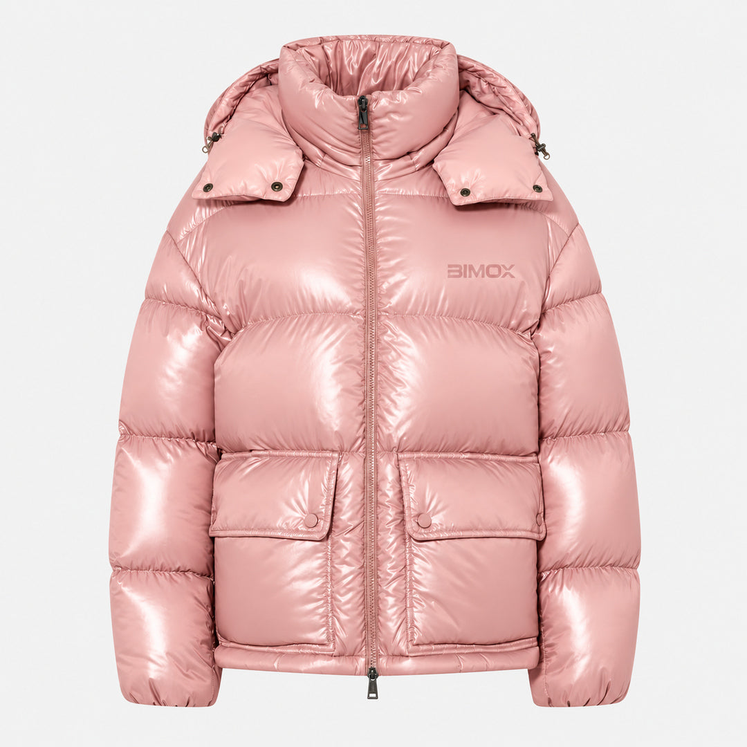BIMOOX Elvoria Winterjacke – Rosa – Vorne