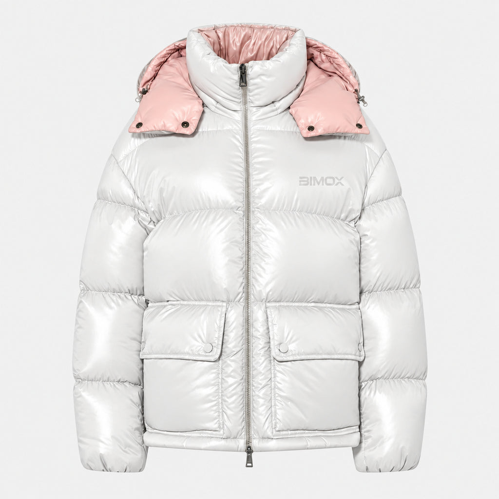 BIMOOX Elvoria Winterjacke – Weiß – Vorne