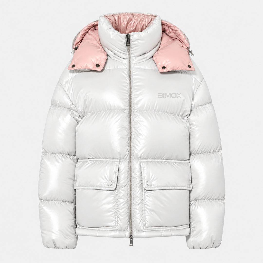 BIMOOX Elvoria Winterjacke – Weiß – Vorne
