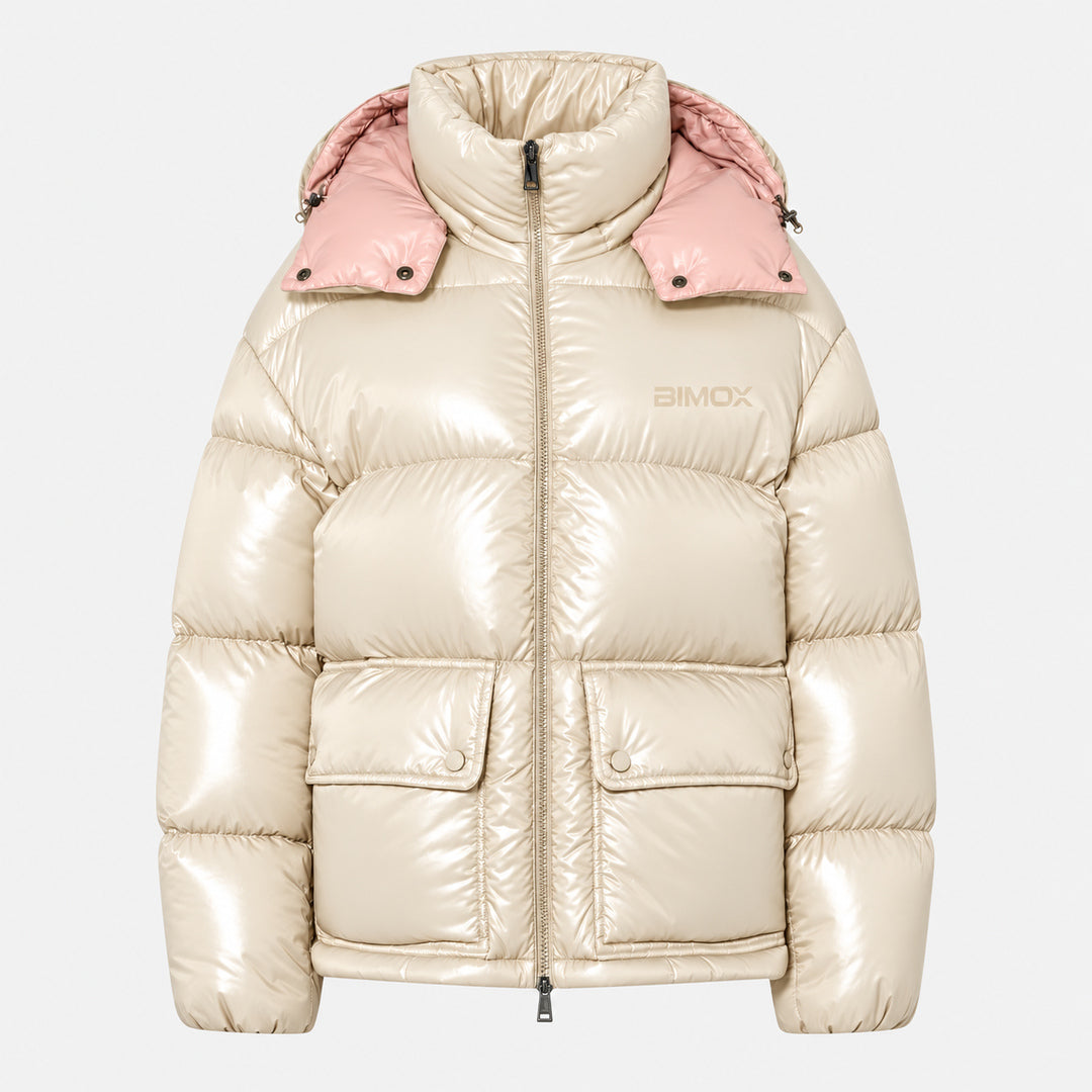 BIMOOX Elvoria Winterjacke – Creme – Vorne