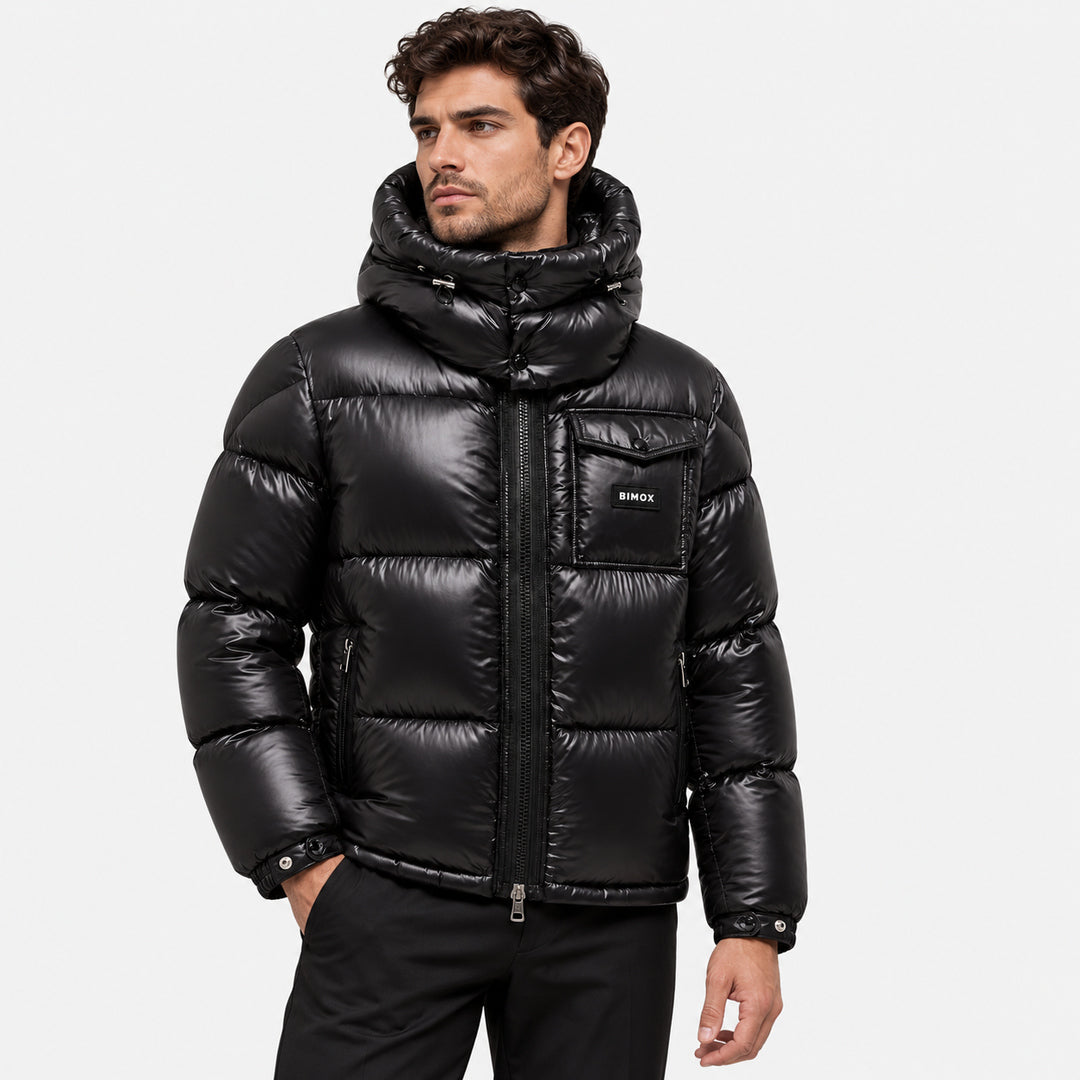 BIMOOX Ravion Winterjacke – Schwarz – Model-Mann