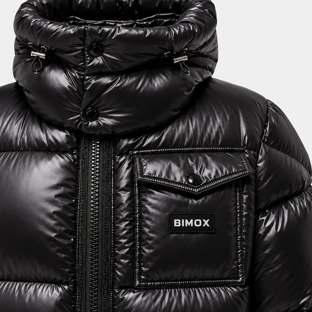 BIMOOX Ravion Winterjacke – Schwarz – Detail