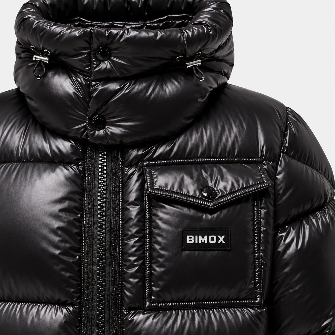 BIMOOX Ravion Winterjacke – Schwarz – Detail