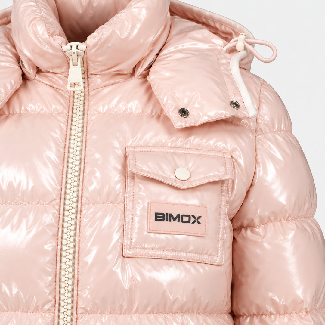 BIMOOX Solvya Winterjacke – Hellrosa – Detail