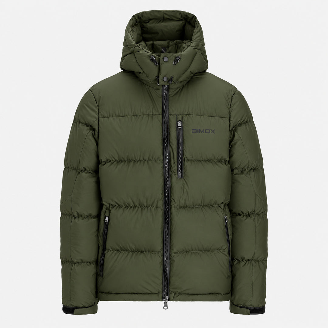 BIMOOX Draveno Winterjacke – Oliv – Vorne