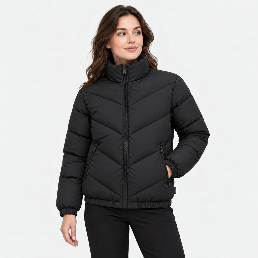 BIMOOX Veyronis Winterjacke – Schwarz – Model-Frau