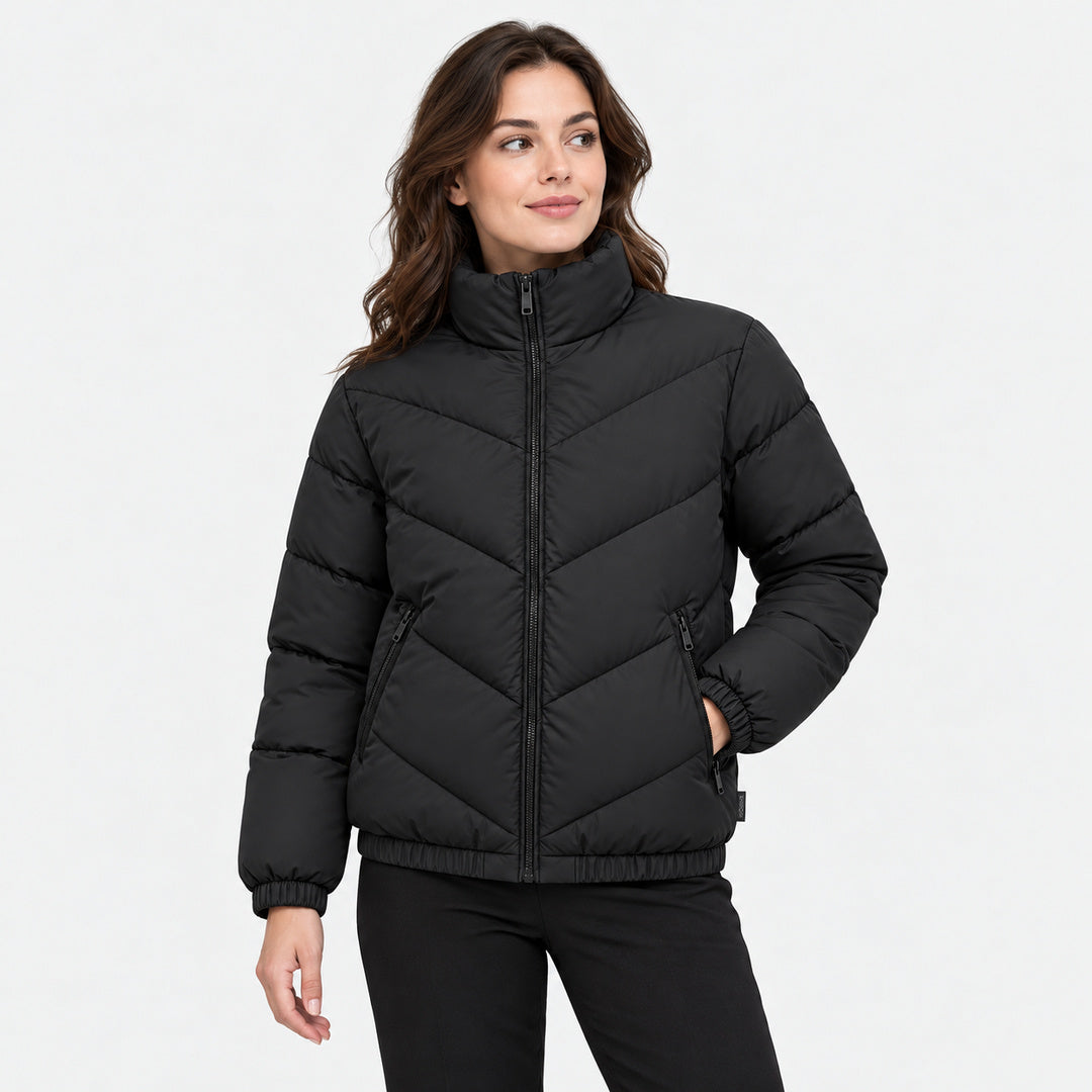 BIMOOX Veyronis Winterjacke – Schwarz – Model-Frau
