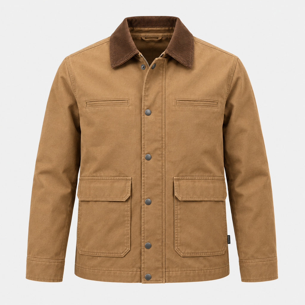 BIMOOX Corvellan Winterjacke – Camel – Vorne