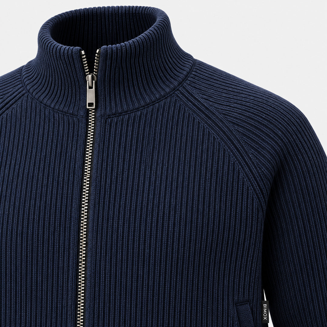 BIMOOX Alverin Winterjacke – Navy – Detail
