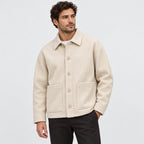 BIMOOX Avenelle Winterjacke – Creme – Model-Mann