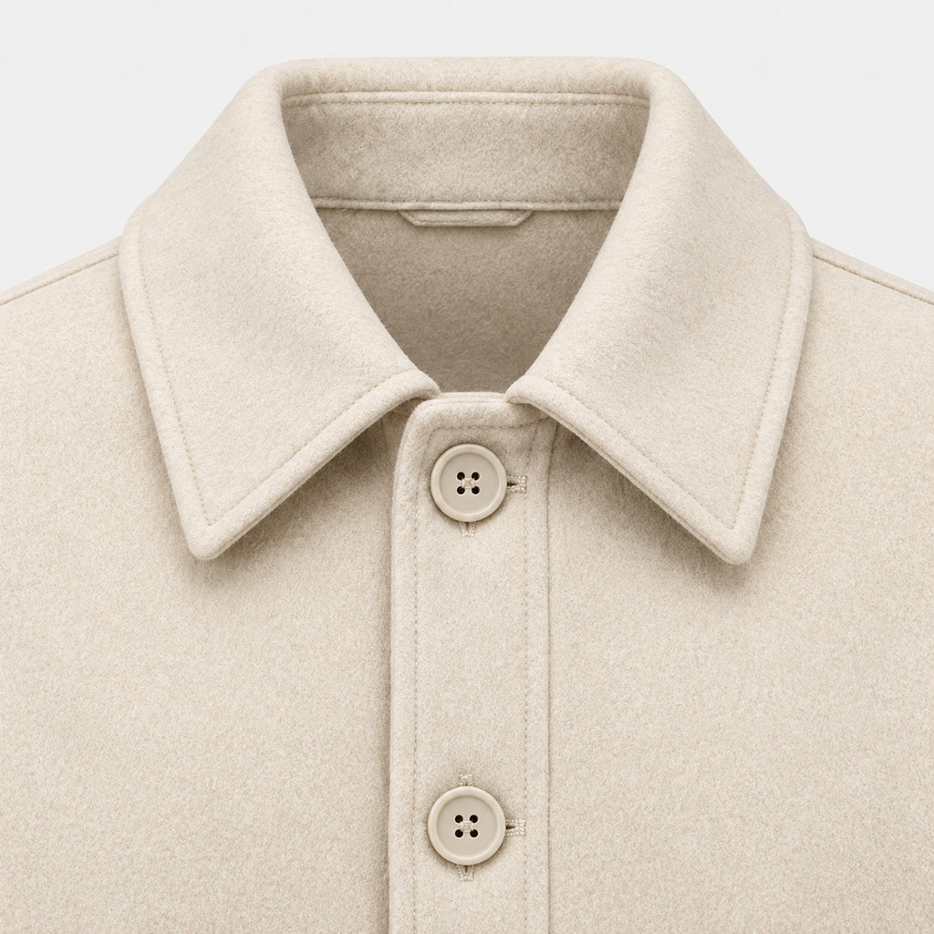BIMOOX Avenelle Winterjacke – Creme – Detail