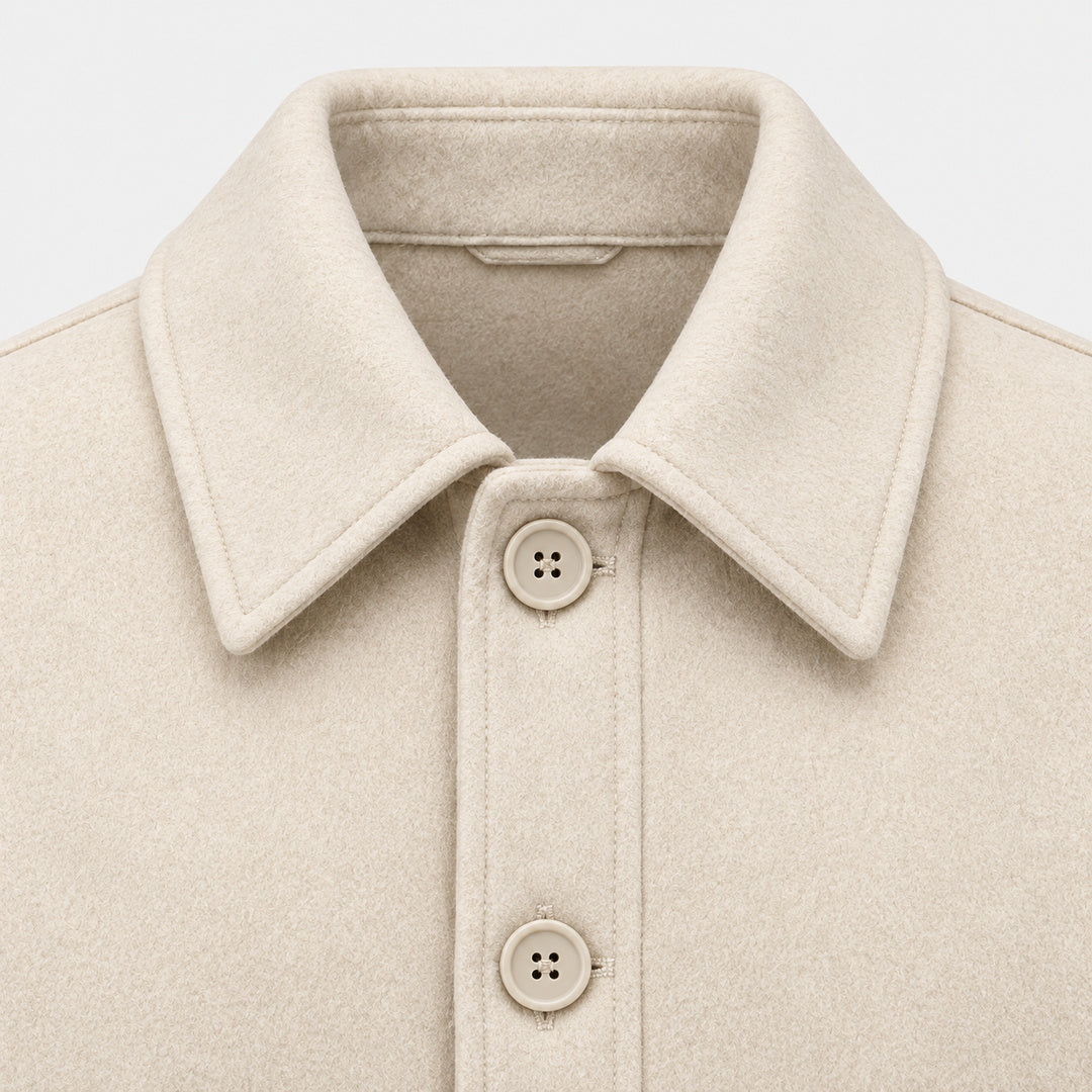 BIMOOX Avenelle Winterjacke – Creme – Detail