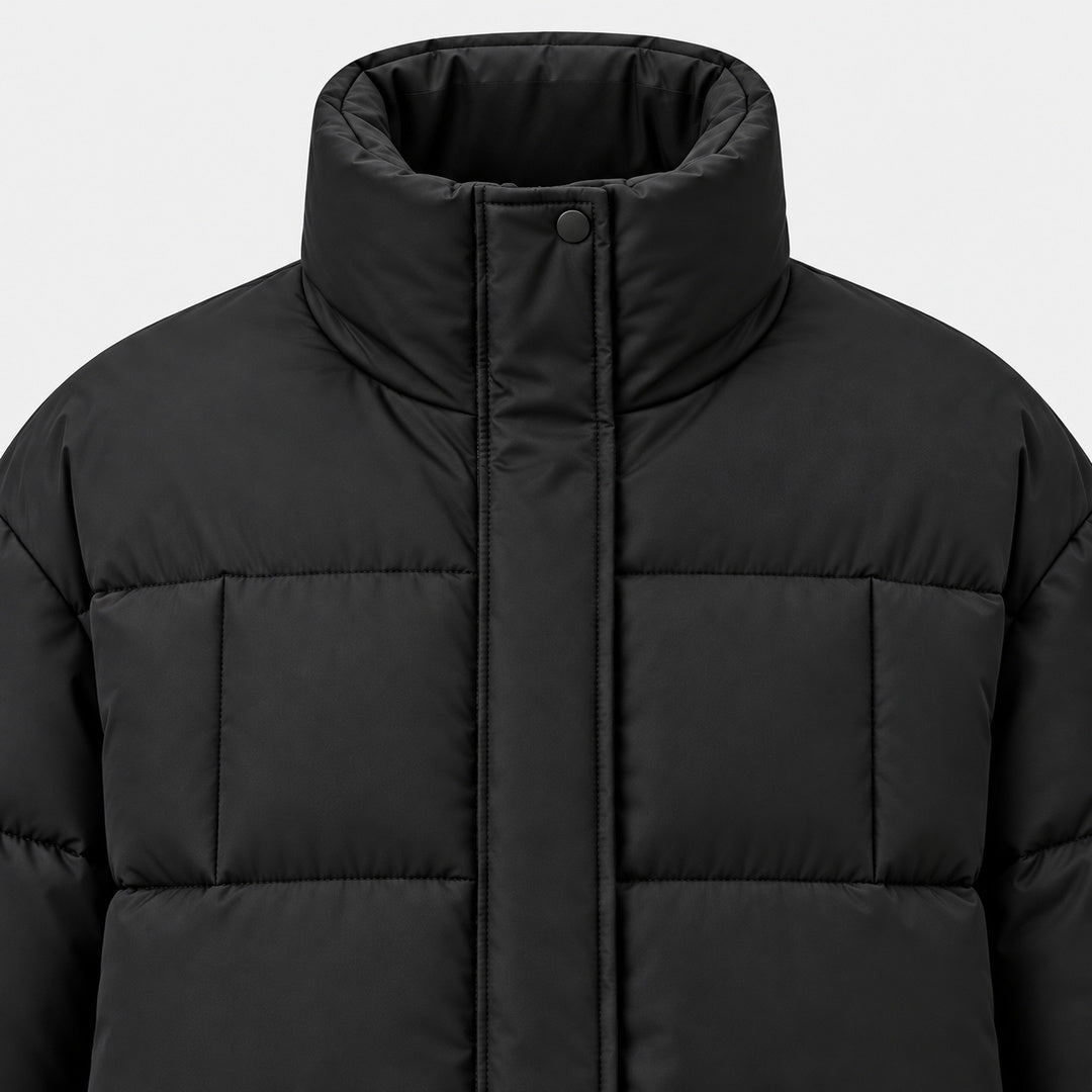 BIMOOX Morvane Winterjacke – Schwarz – Detail