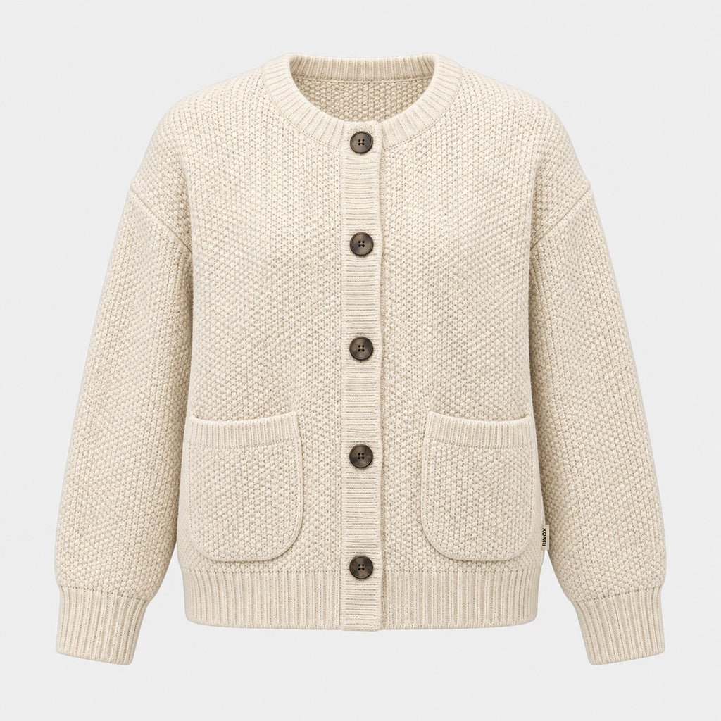 BIMOOX Luvorin Winterjacke – Creme – Vorne