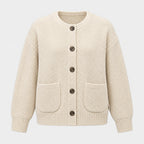 BIMOOX Luvorin Winterjacke – Creme – Vorne