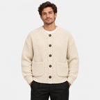 BIMOOX Luvorin Winterjacke – Creme – Model-Mann
