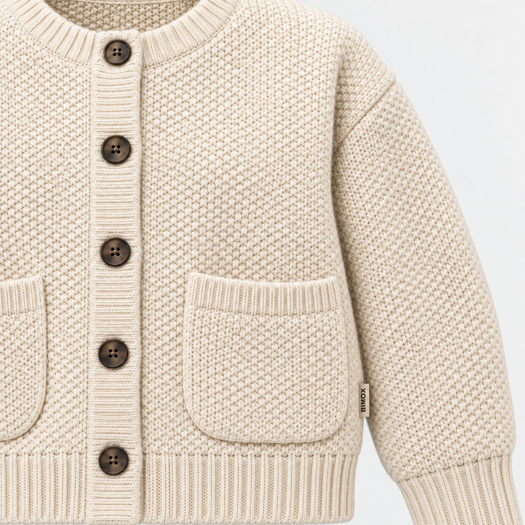 BIMOOX Luvorin Winterjacke – Creme – Detail