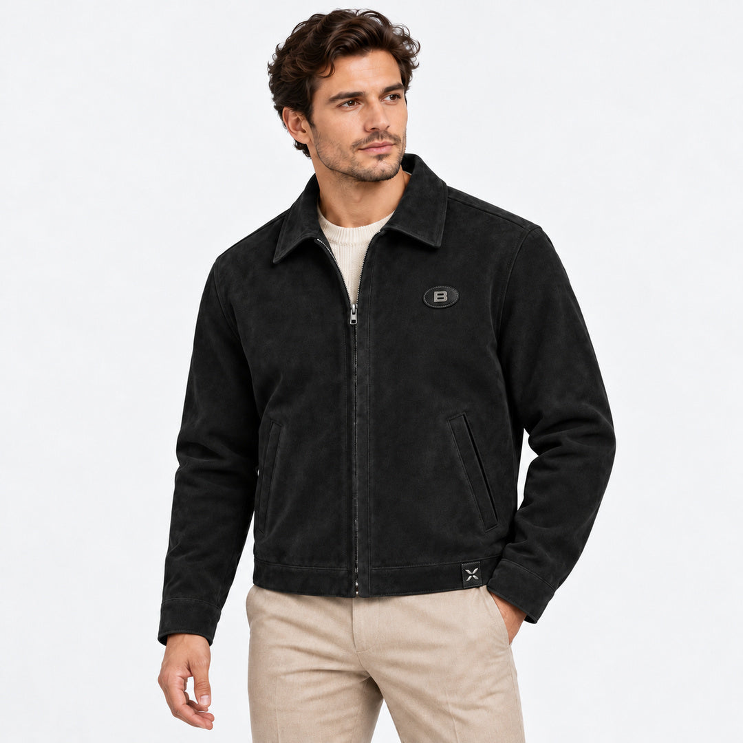 BIMOOX Arveth Winterjacke – Schwarz – Model-Mann
