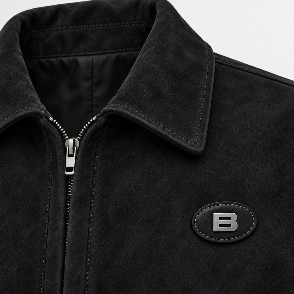 BIMOOX Arveth Winterjacke – Schwarz – Detail