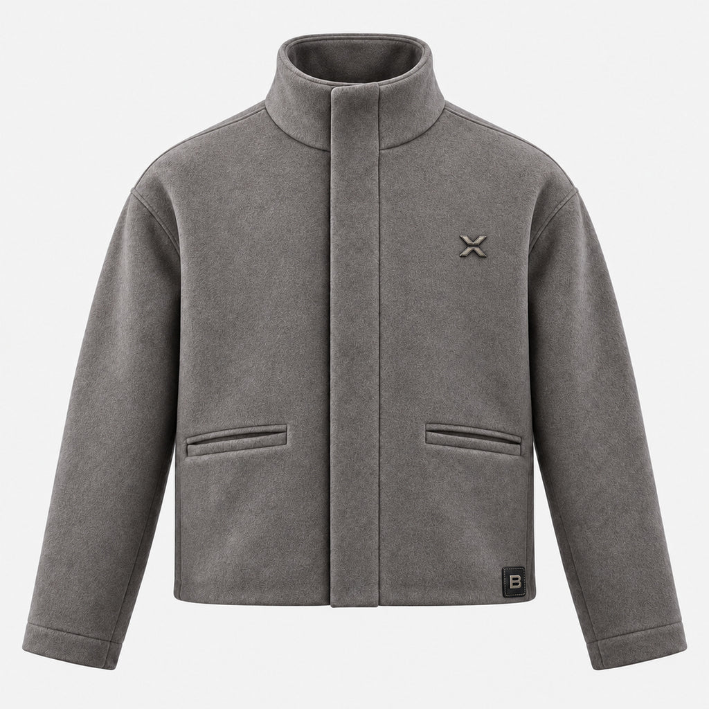 BIMOOX Selvaro Winterjacke – Grau – Vorne