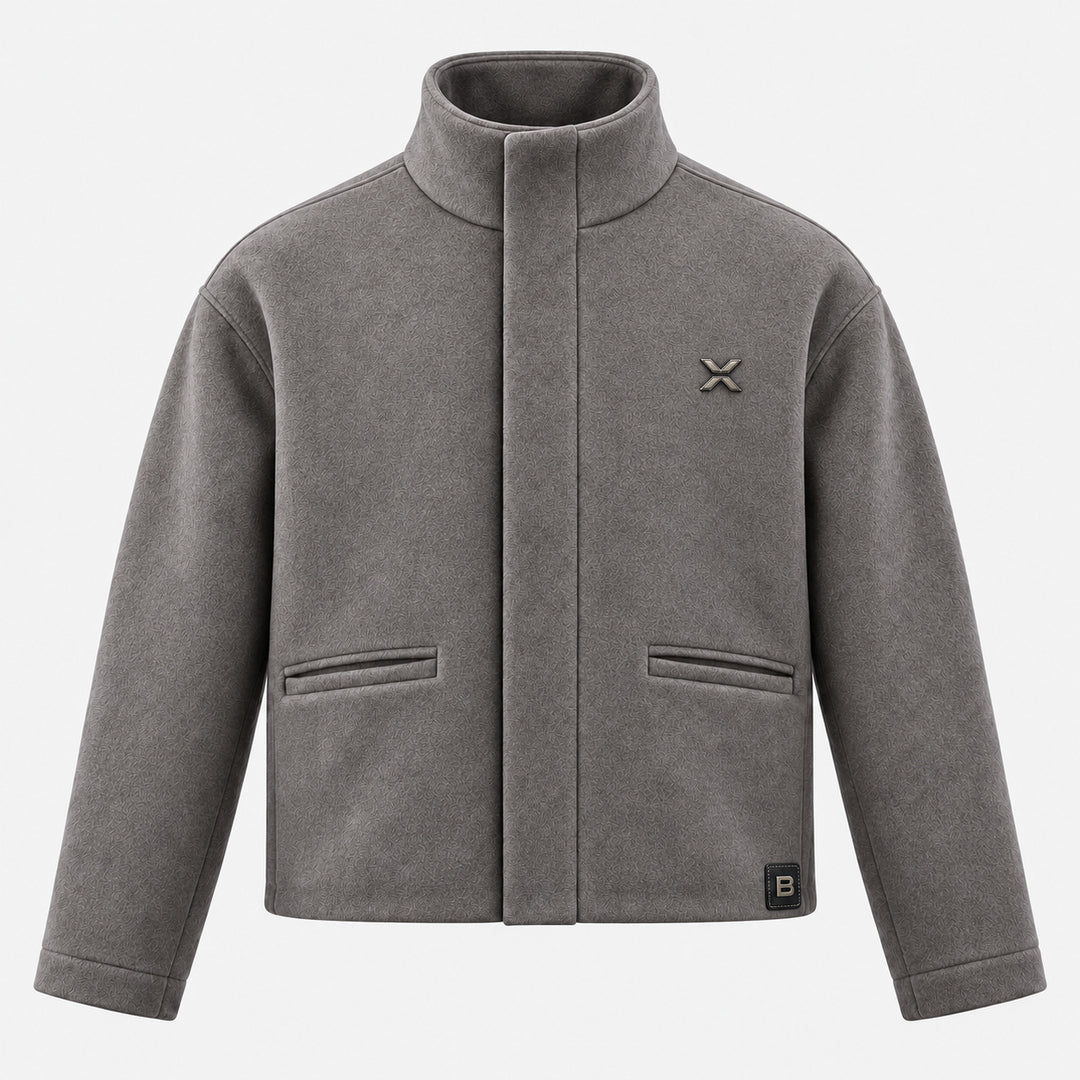 BIMOOX Selvaro Winterjacke – Grau – Vorne