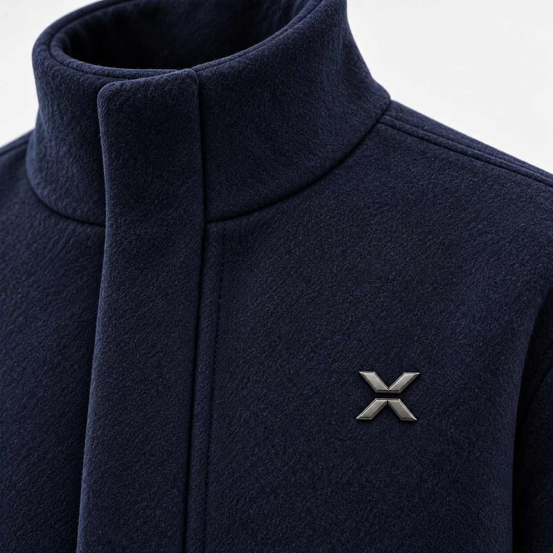 BIMOOX Selvaro Winterjacke – Navy – Detail