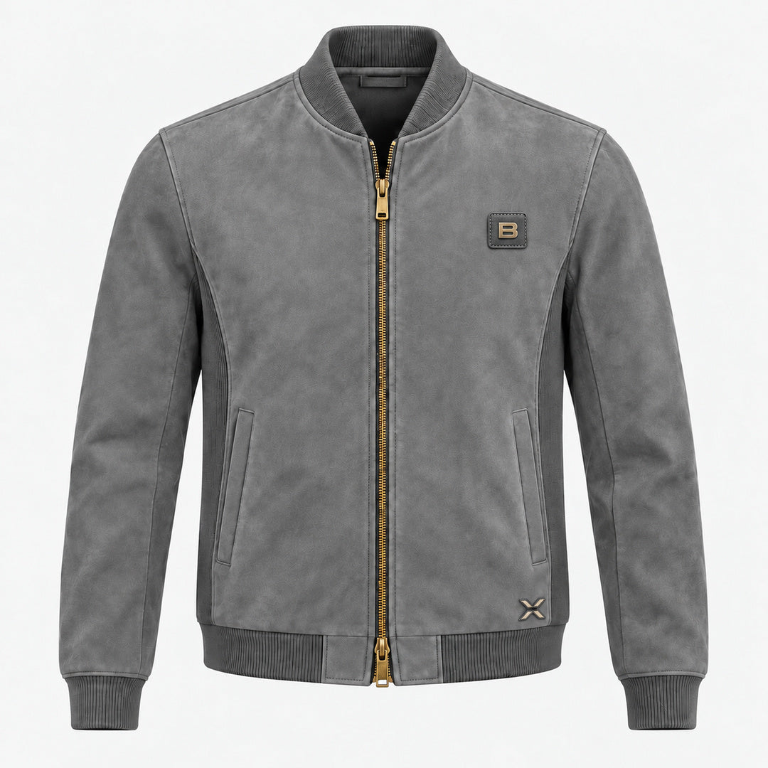 BIMOOX Kavren Winterjacke – Grau – Vorne