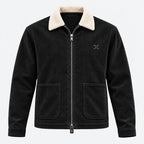 BIMOOX Novaryn Winterjacke – Schwarz – heller Besatz – Vorne