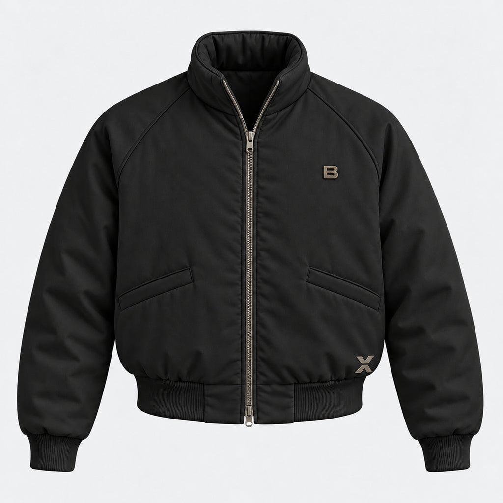 BIMOOX Dovaro Winterjacke – Schwarz – Vorne