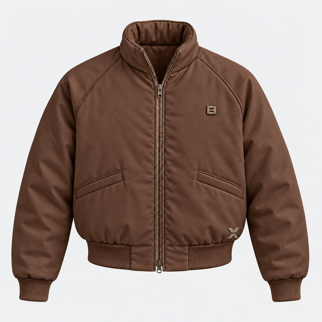 BIMOOX Dovaro Winterjacke – Braun – Vorne